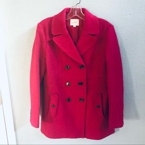 Loft wool blend pink jacket